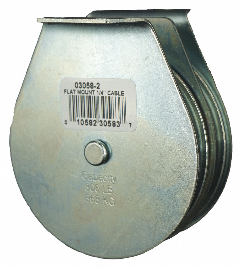 flat block pulley