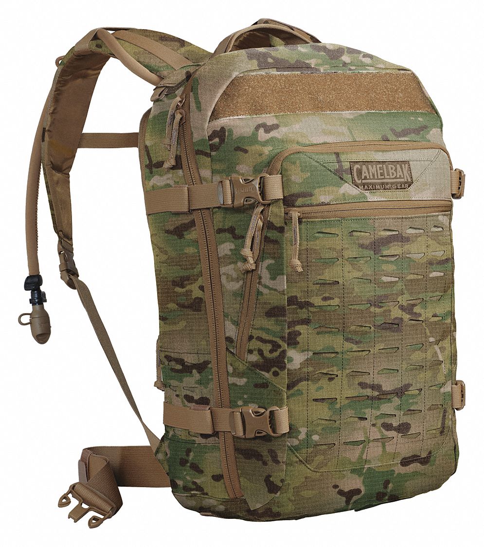 CAMELBAK, 1353 oz/40 L, Camouflage, Hydration Pack 493R731740901000