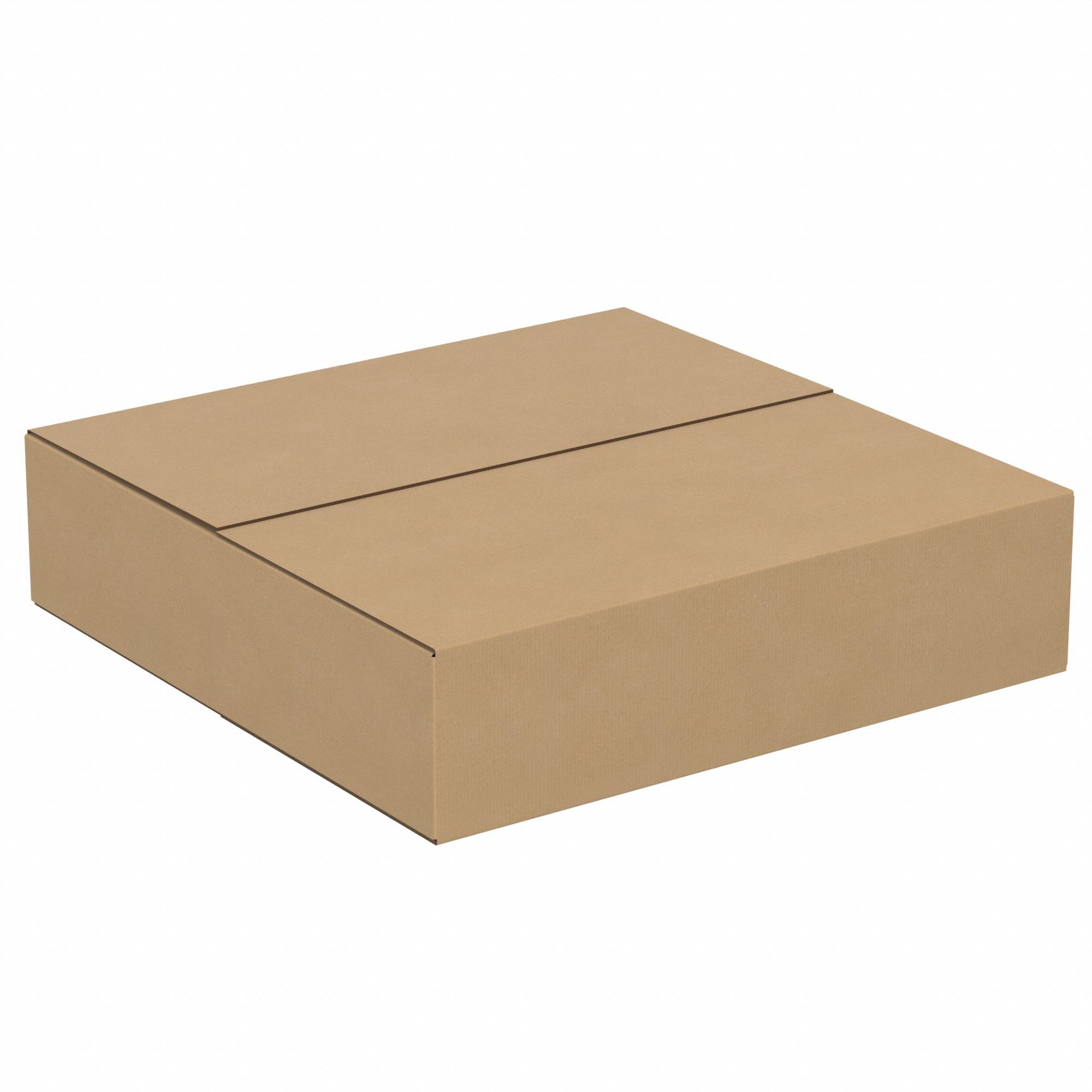 Shipping Box: 26 in Inside Lg, 26 in Inside Wd, 6 in Inside Ht, 32 ECT - Flat, Single Wall