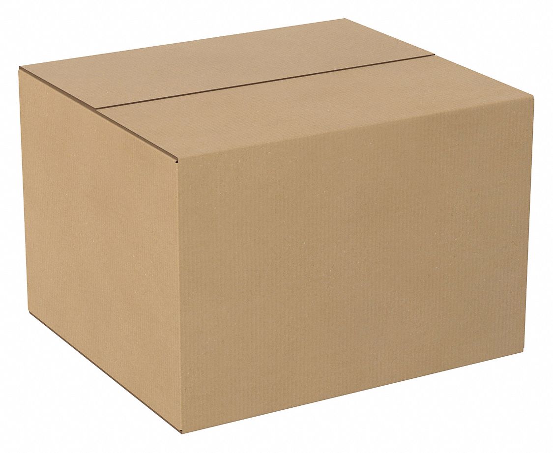 GRAINGER APPROVED Shipping Box, Single Wall, 20x18x14 in Inside LxWxH ...