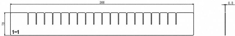 Divider: 2 3/4 in Overall Ht, For 22 5/16 in Drawer Wd/Dp, For 2 3/4 in Drawer Ht