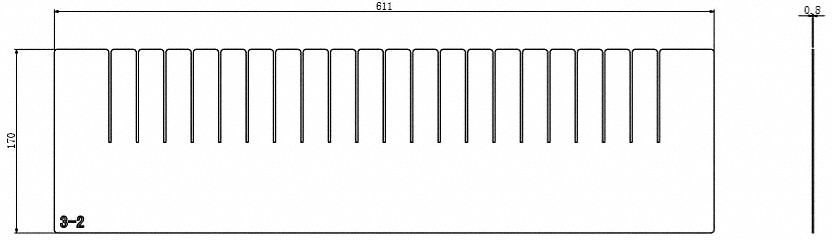 Divider: 5 5/8 in Overall Ht, For 24 in Drawer Wd/Dp, For 6 11/16 in Drawer Ht
