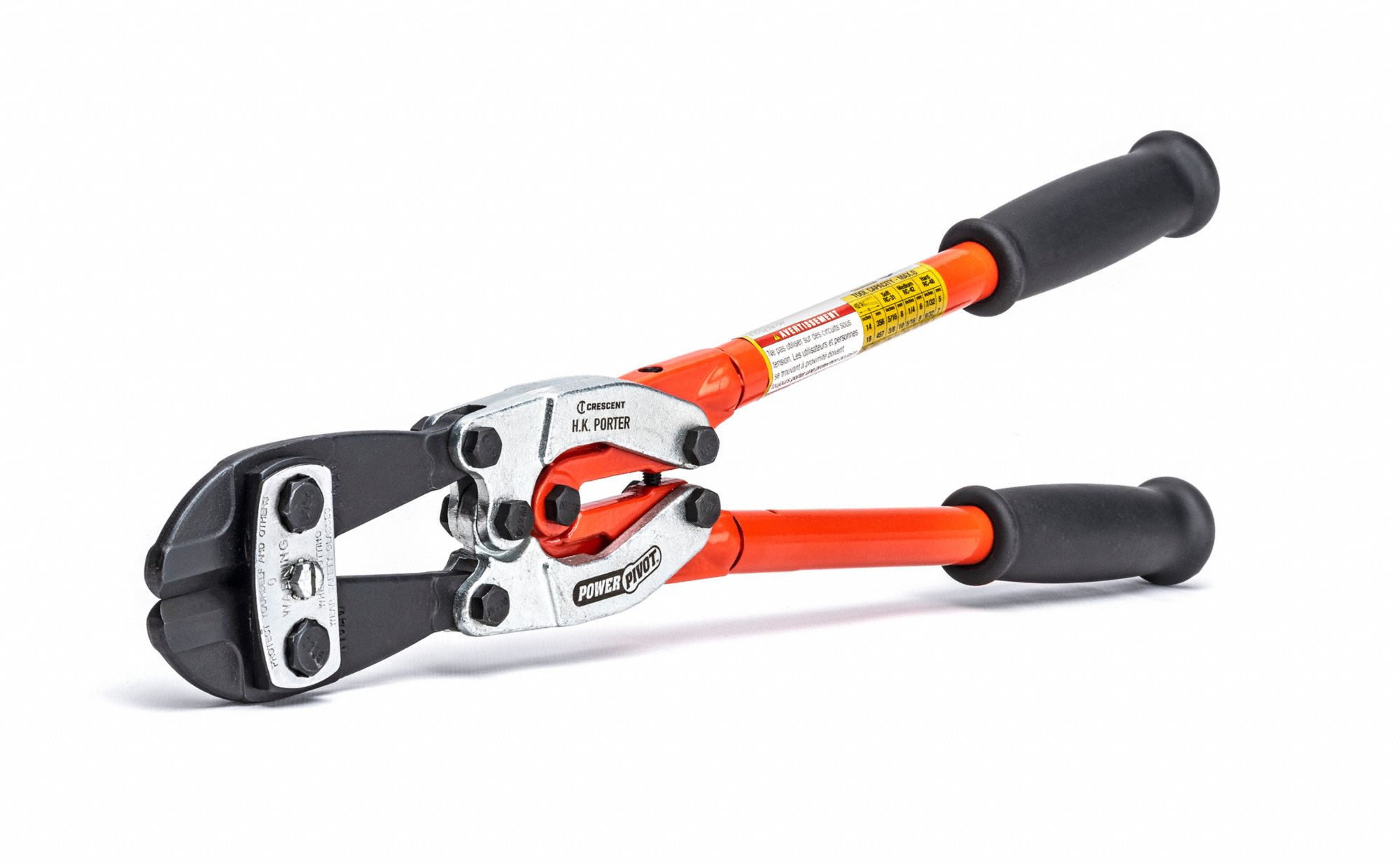 CRESCENT H.K. PORTER Bolt Cutters Steel, For 3/8 in Max Dia Soft Steel