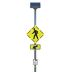 Flashing LED School Crossing with Arrow Warning Systems