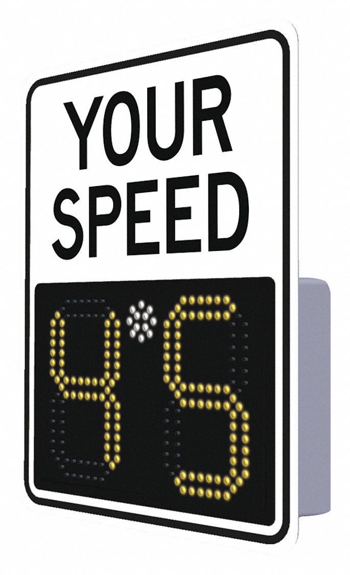 photo radar speed sign