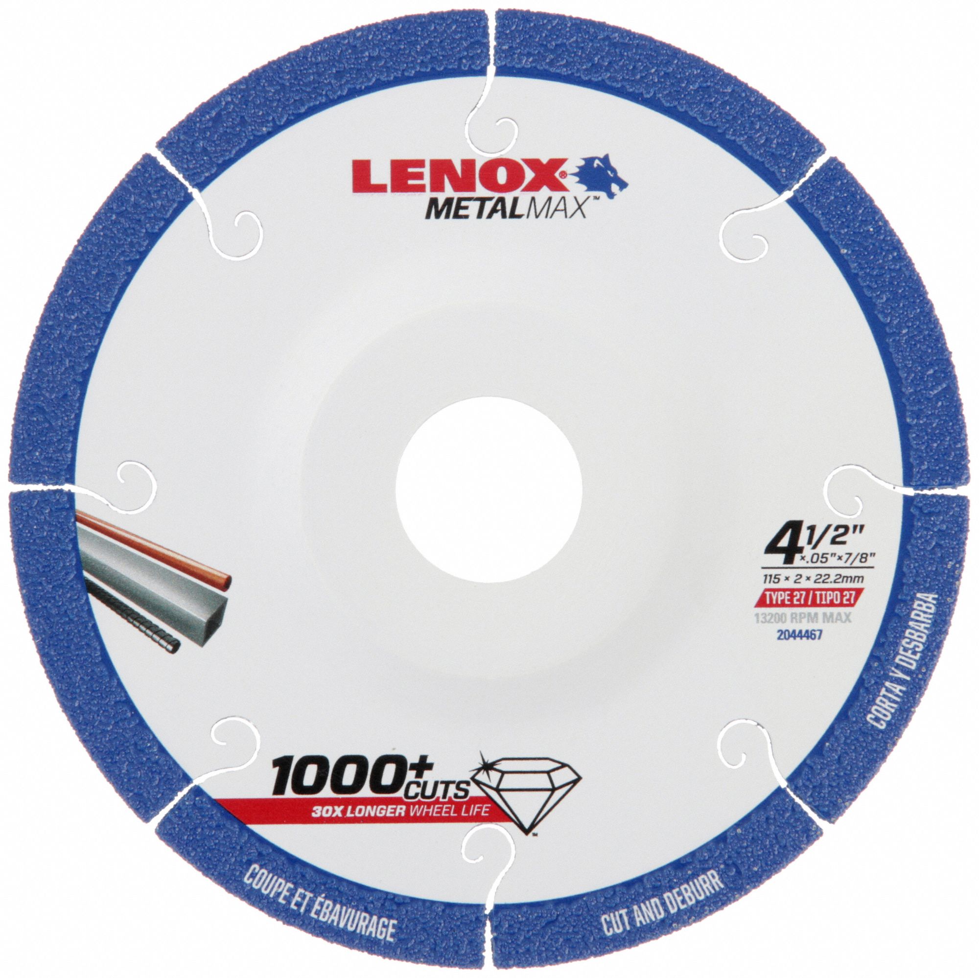 Abrasive Cut-Off Wheel, 4-1/2" dia.