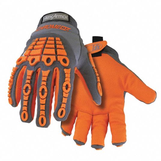 HexArmor Cold Protection Gloves,TPR Back,M,PR, Size: One Size