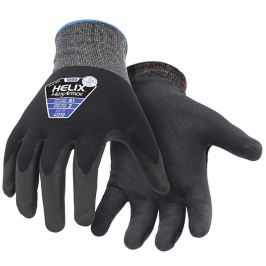 HEXARMOR, L ( 9 ), Sandy, Coated Gloves - 493Z65|1090-L (9) - Grainger