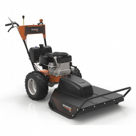 Generac Brush Mower, 30 In Cutting Width, 608 Cc, Tow Behind Drive Type 