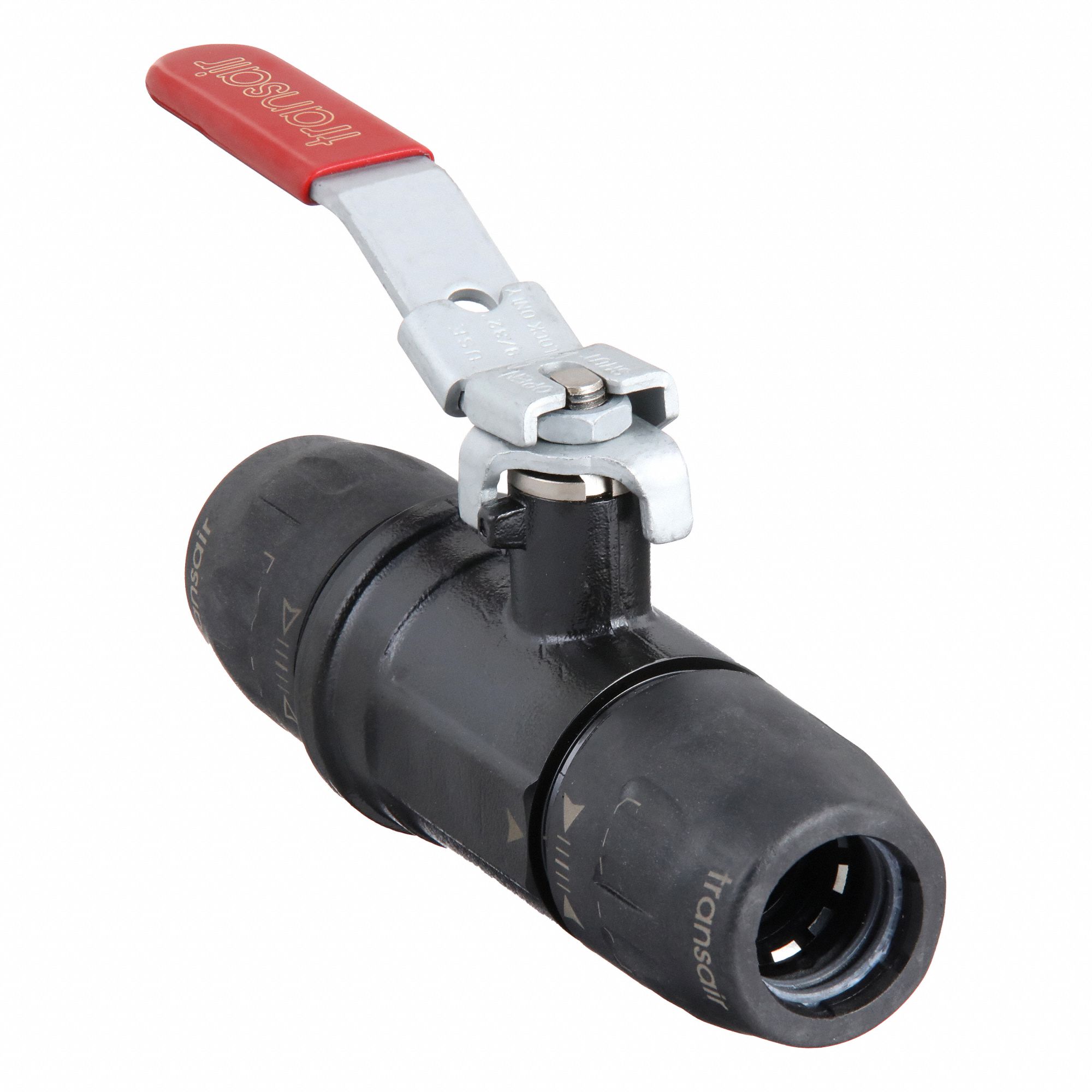 Lockable Ball Valve: Brass, 232 psi Max. Pressure (CWP)