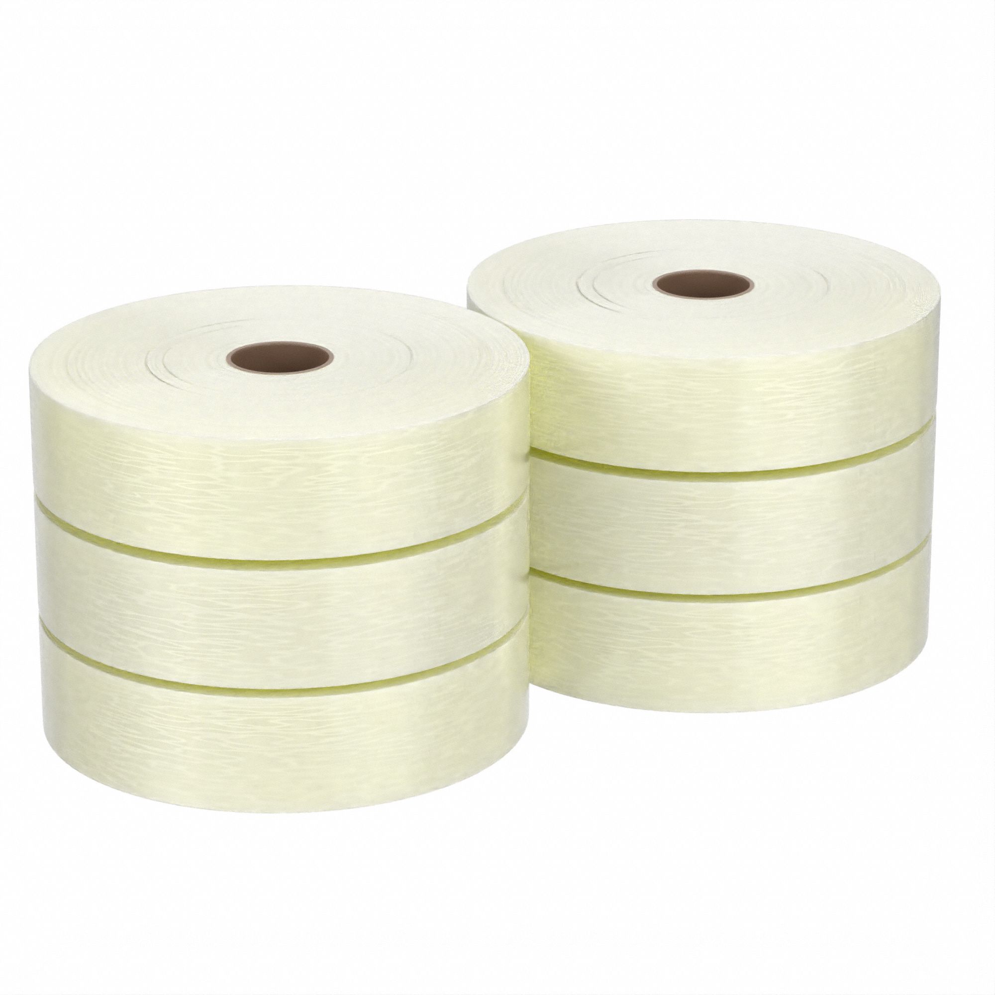 Carton Sealing Tape: 1.9 mil Tape Thick, 2 in x 1000 yd, 6 PK