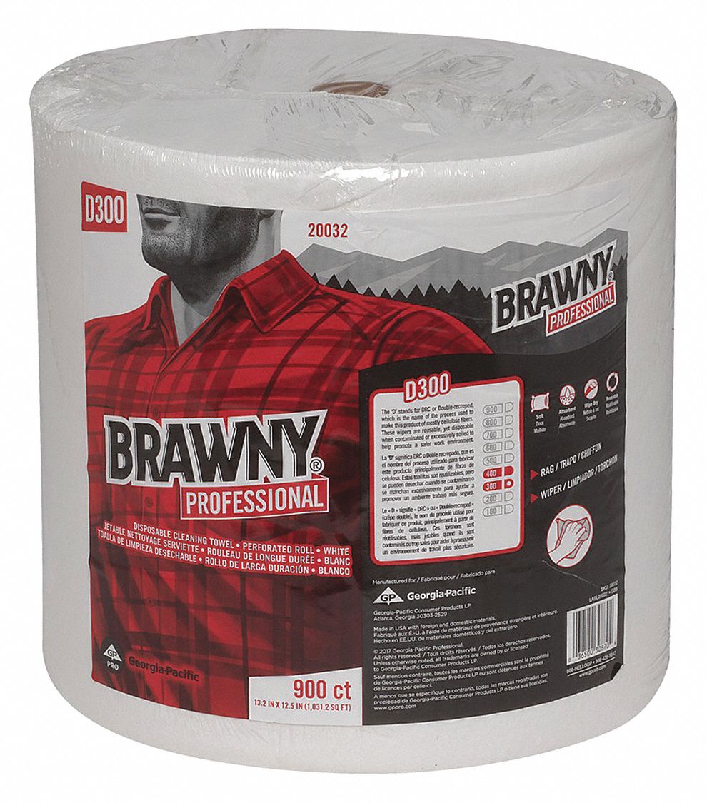 Paper Towel Roll, Hardwound, White, 20032