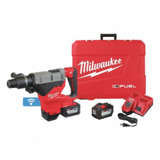 MILWAUKEE, L-Shape, 18 V, Cordless Rotary Hammer Kit - 494F40|2718