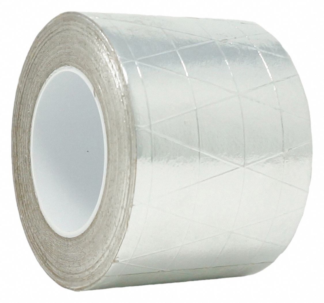 FOIL TAPE, TC2636, 2 13/16 IN X 50 ¼ YARD, 5.5 MIL THICK, ALUMINUM, ACRYLIC