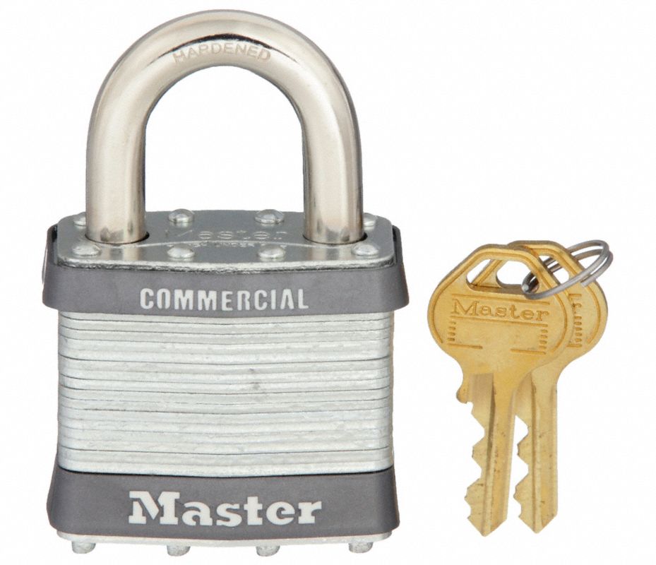MASTER LOCK Candado, Acero, 1