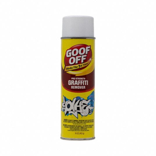 GOOF OFF Graffiti Remover Aerosol Spray Can, 16 oz, Liquid 494K90