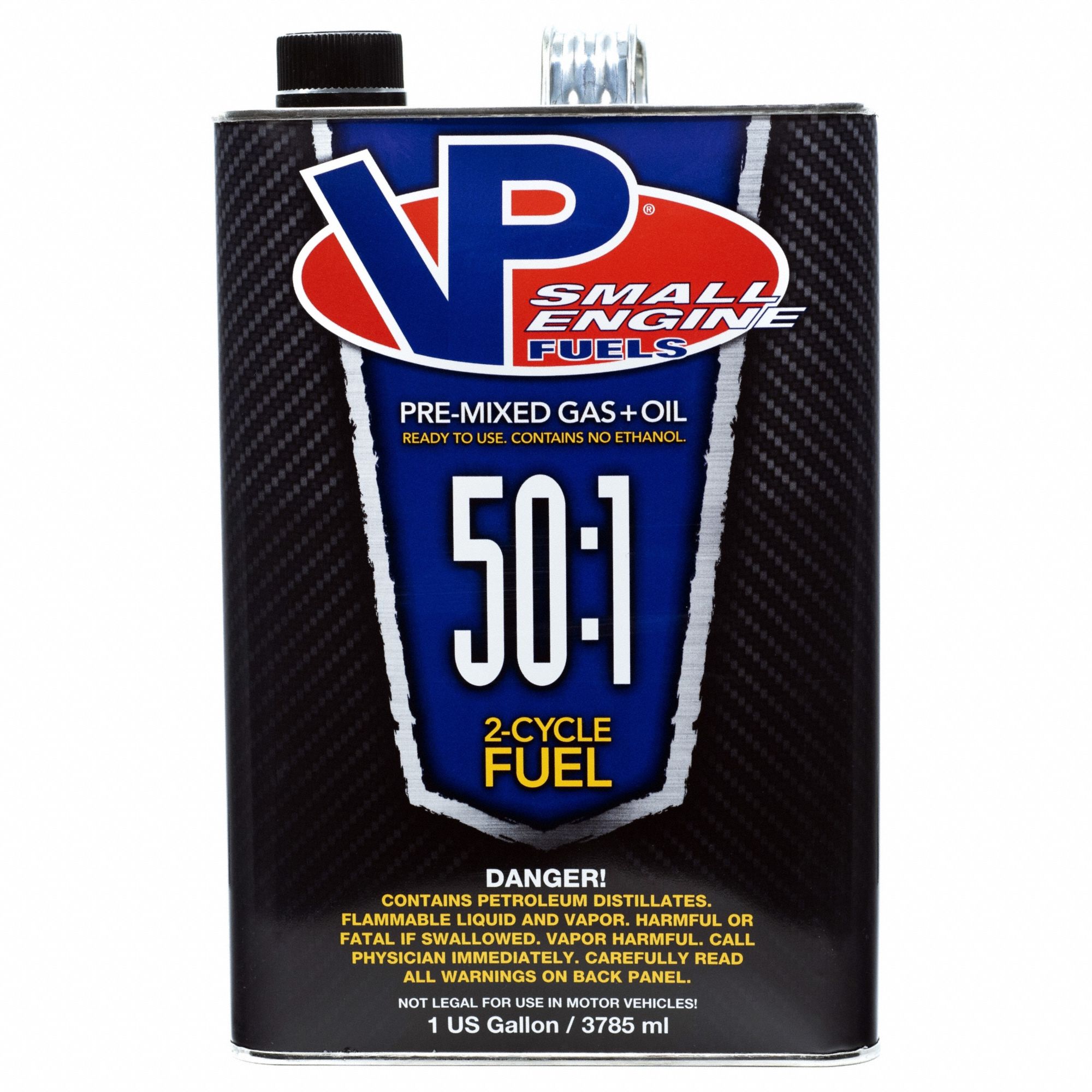 Small Engine Fuel, 2 Cycle: 1 gal Size, Blue, 4 PK