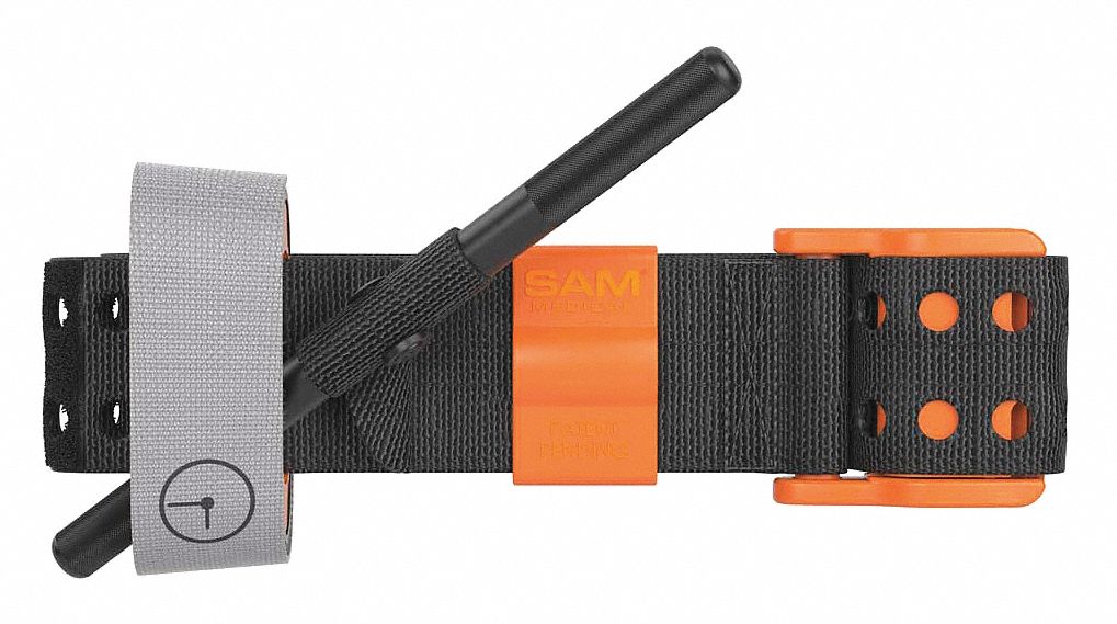 SAM MEDICAL, Tourniquet, Orange, Tourniquet 494L07MSSAMXTC Grainger