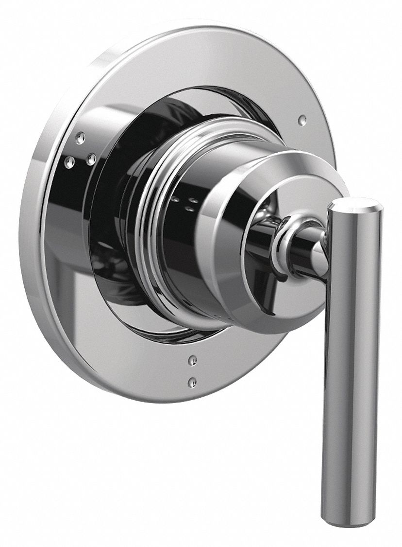 Transfer Valve Trim: Moen, For Use With Tub/Shower, Lever Faucet Handle, 1 Handles, Chrome Finish