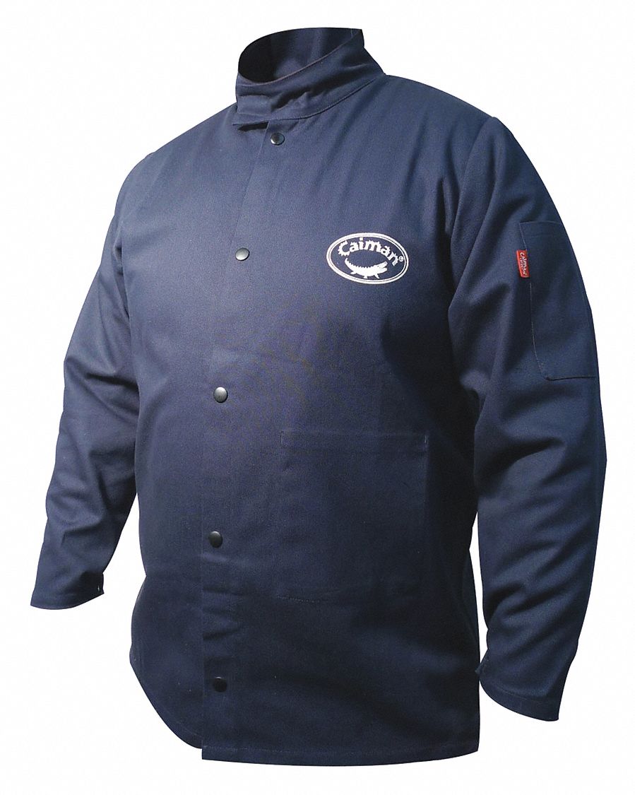 CAIMAN, Cotton ( 9 oz ), Navy, Welding Jacket - 494N49|3000