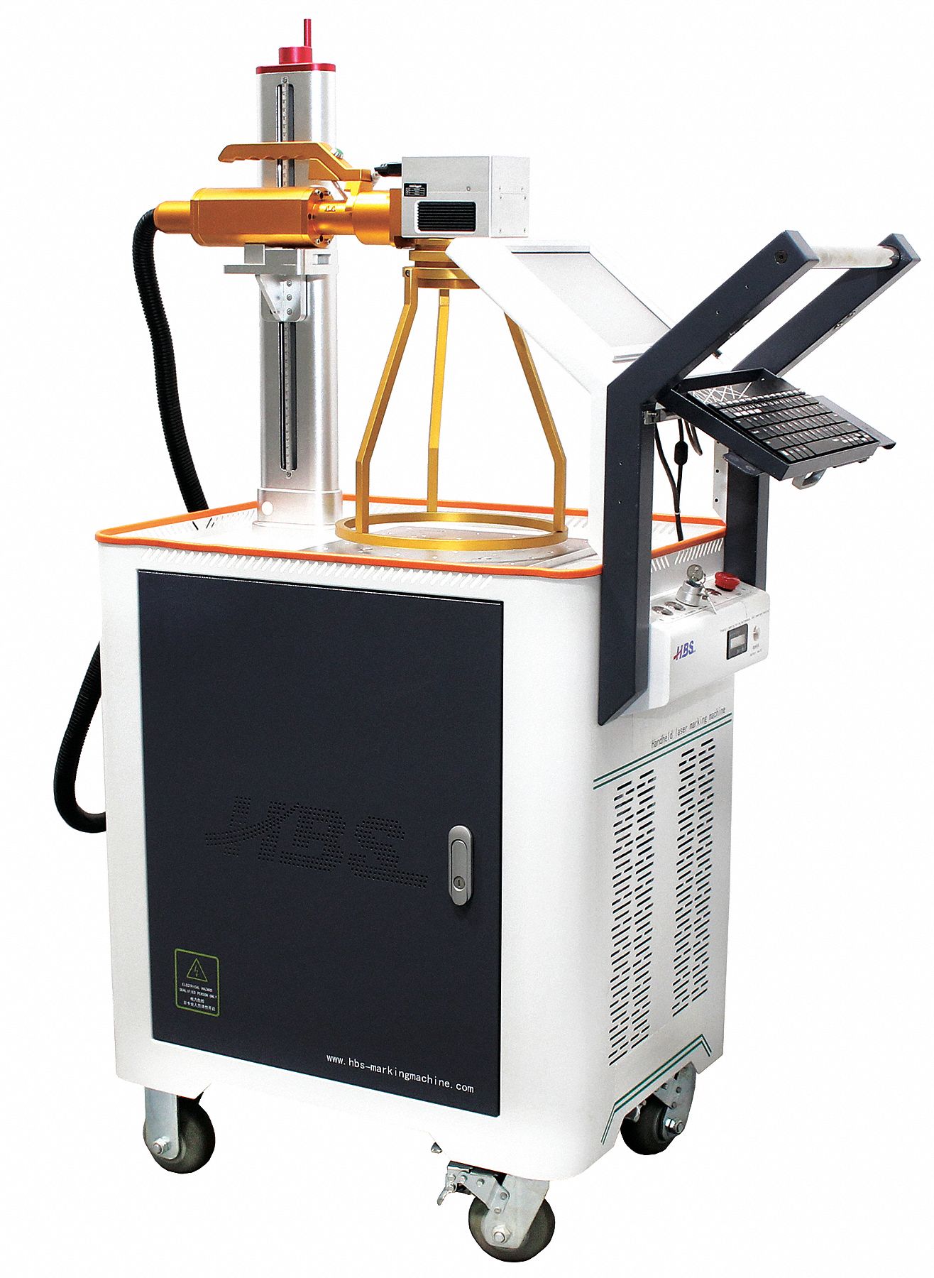 Laser Marking Machine: 110 V, 1 Phase, 60 Hz, 7 in x 7 in Marking Area