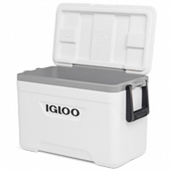 IGLOO, 25 qt Cooler Capacity, 20 9/16 in Exterior Lg, Marine Chest