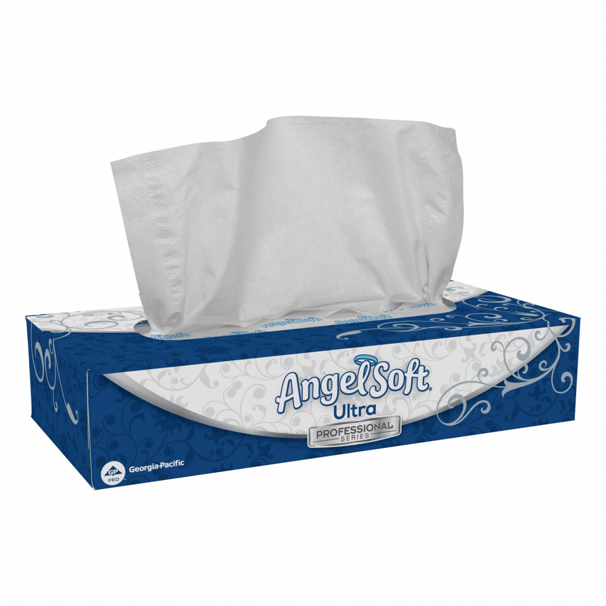 Facial Tissue: Flat, Angel Soft Ultra Professional Series®, 126 Sheets, 2 Ply, 30 PK