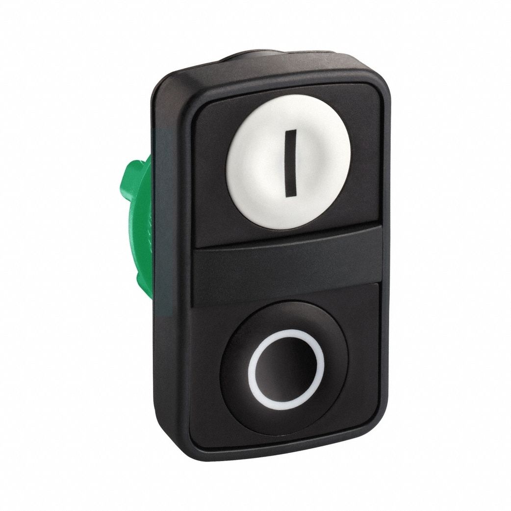Multihead Operator: Non-Illuminated, 2 Button, Flush Profile, 22 mm Mounting Size