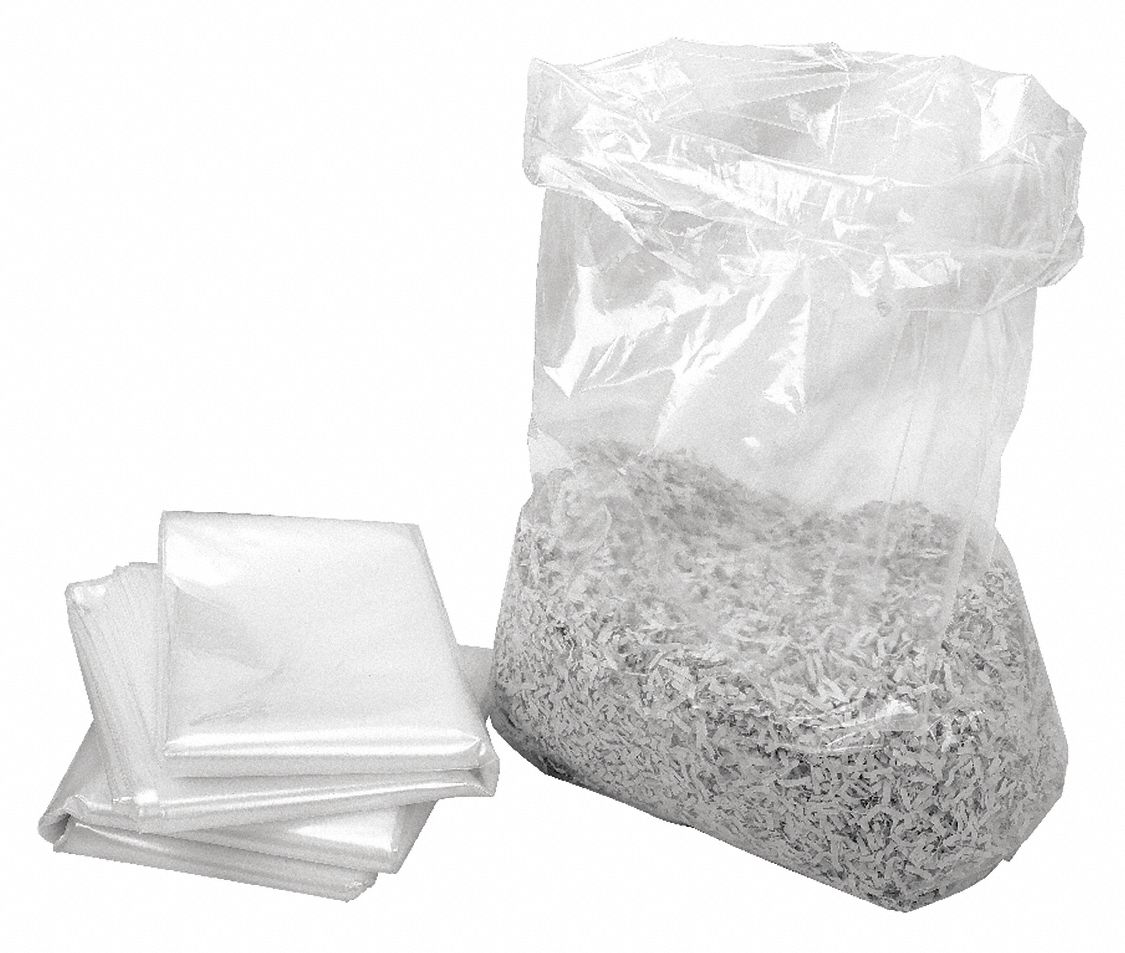 HSM OF AMERICA Shredder Bags, PK 50 496M10HSM2523 Grainger