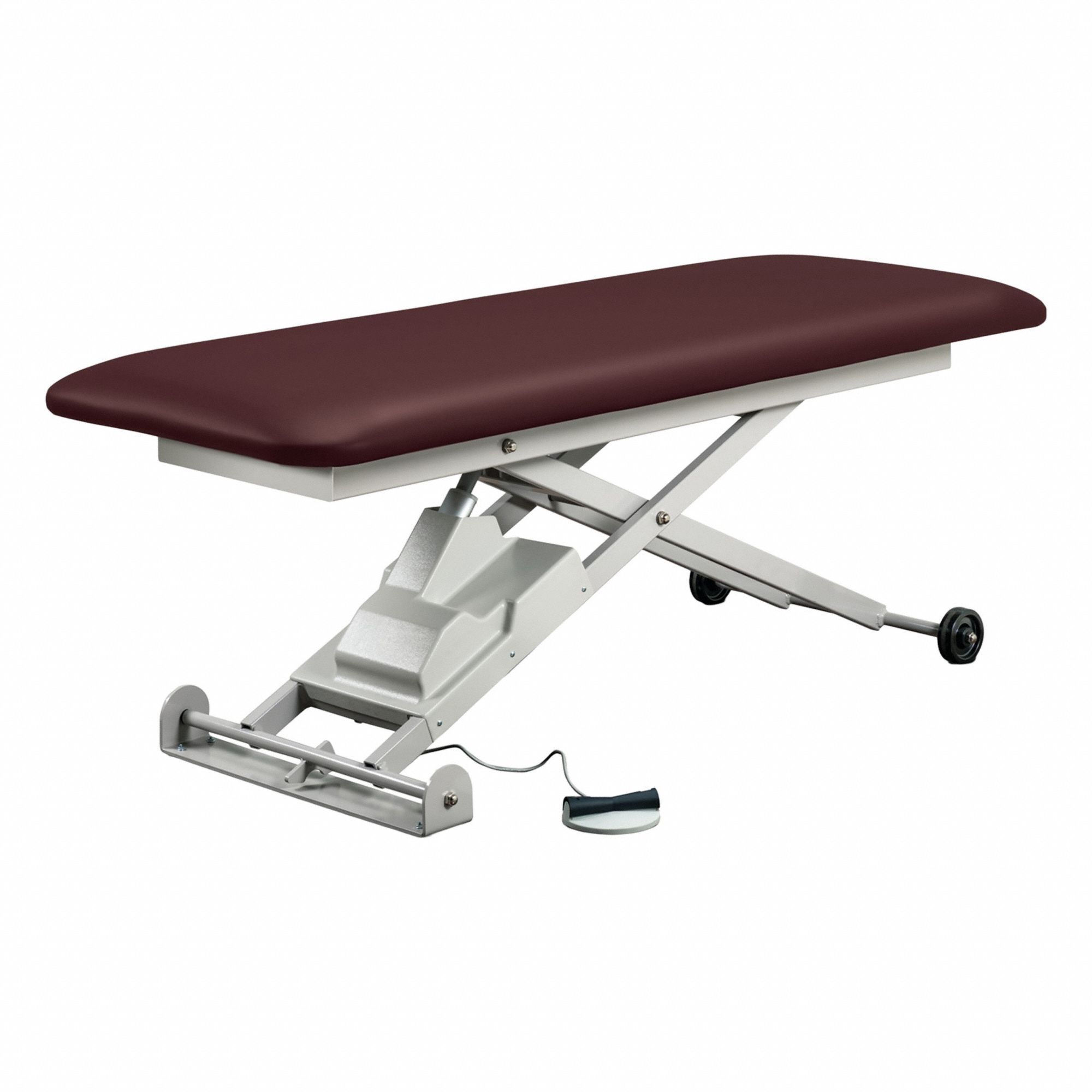 Powered Exam Table: 35 1/2 in 72 in 27 in, 35 1/2 in Overall Ht, 27 in Overall Wd, Ht