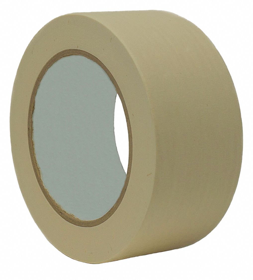 GRAINGER APPROVED Masking Tape, Number of Adhesive Sides 1, Tape