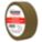 PRESSURE SENSITIVE PAPER TAPE, KRAFT PAPER, RUBBER, 5.7 MIL, 3 IN W, 180 FT L