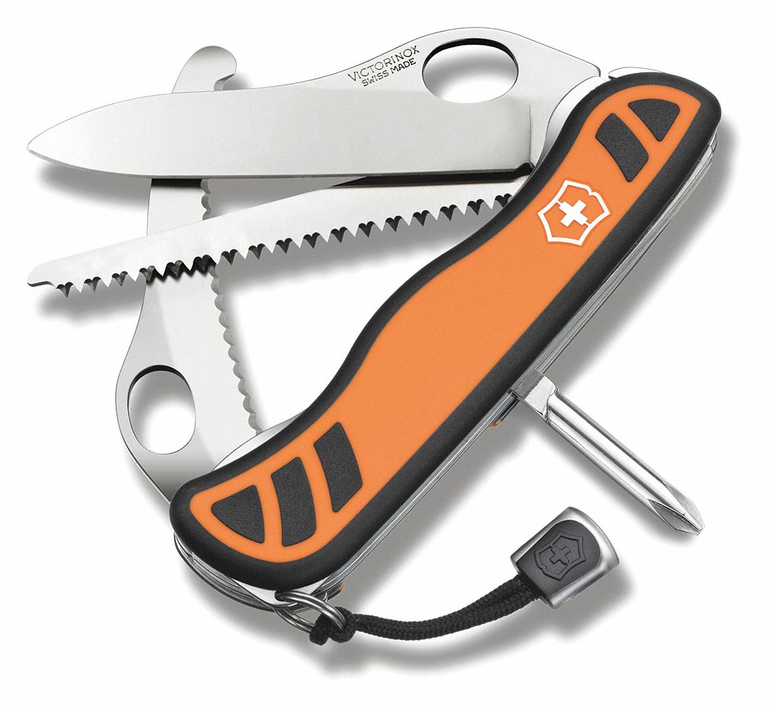 VICTORINOX SWISS ARMY MultiTool Folding Knife 4 Tools, 4 3/8 in