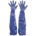 Nitrile Chemical-Resistant Gloves with Cotton/Polyester Liner, Supported