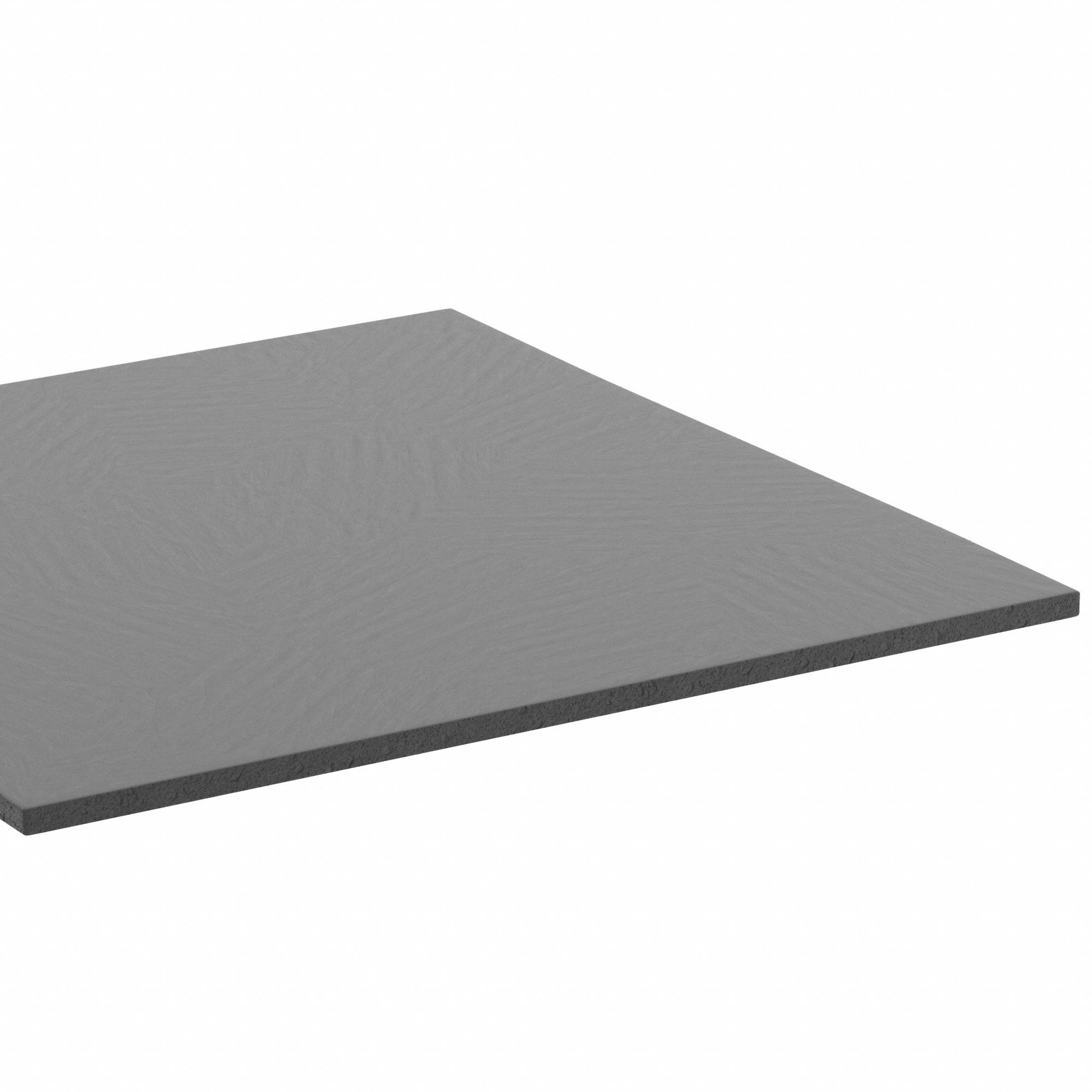 Foam Sheet: Std, 1/2 in Thick, 12 in x 12 in, Black, Closed Cell, 2-Sided Adhesive, -90°F to 275°F