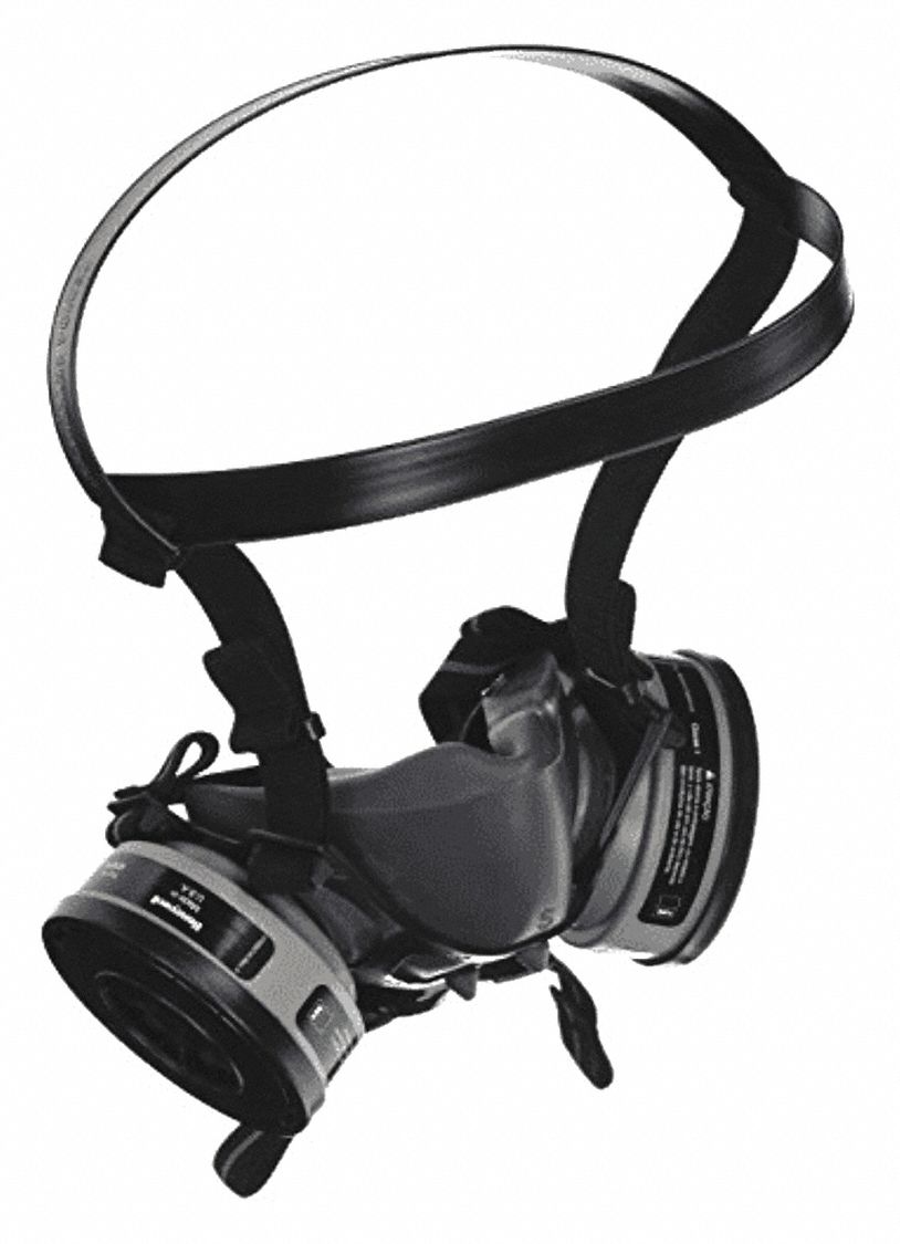 Half Mask Respirator Kit: 5500, 2 Cartridges Included, (2) Organic Vapor (OV) Cartridge