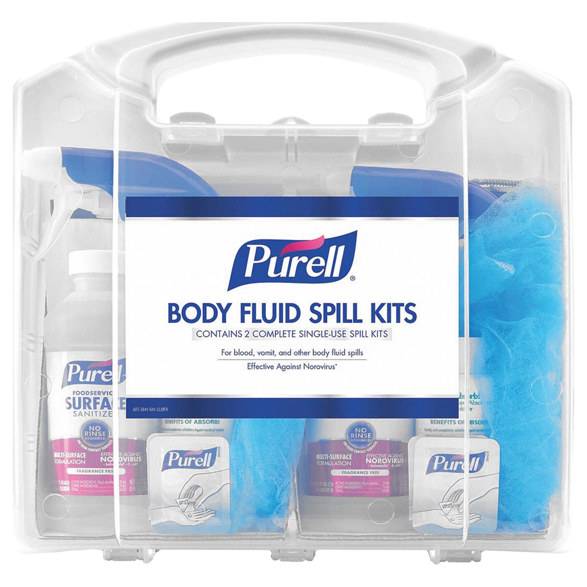 Spill Kit: 1 gal Volume Absorbed Per Kit, (1) Head-to-Toe Personal Protection Kit, 8 PK