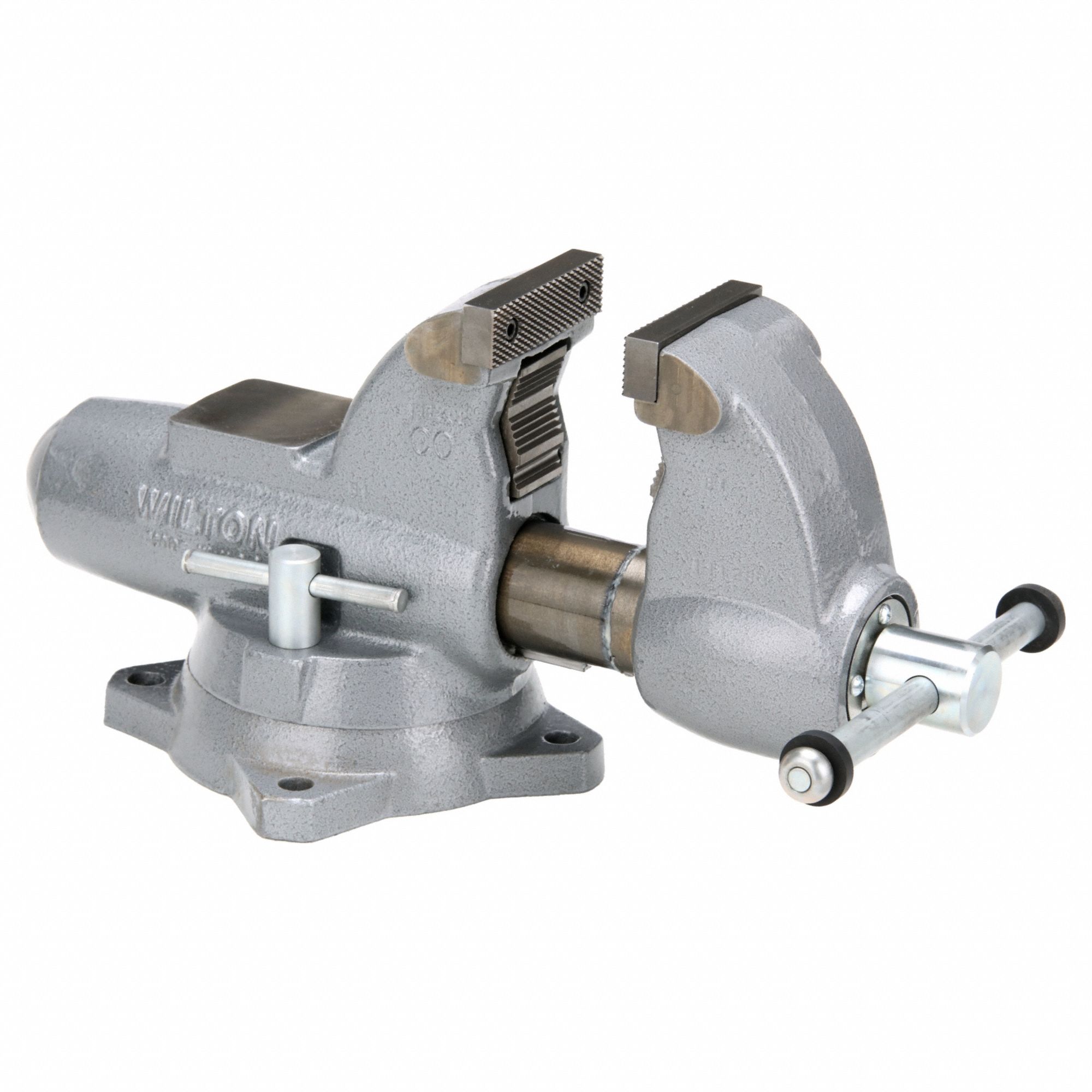 COMBINATION VISE,SERRATED JAW,9 1/8IN L