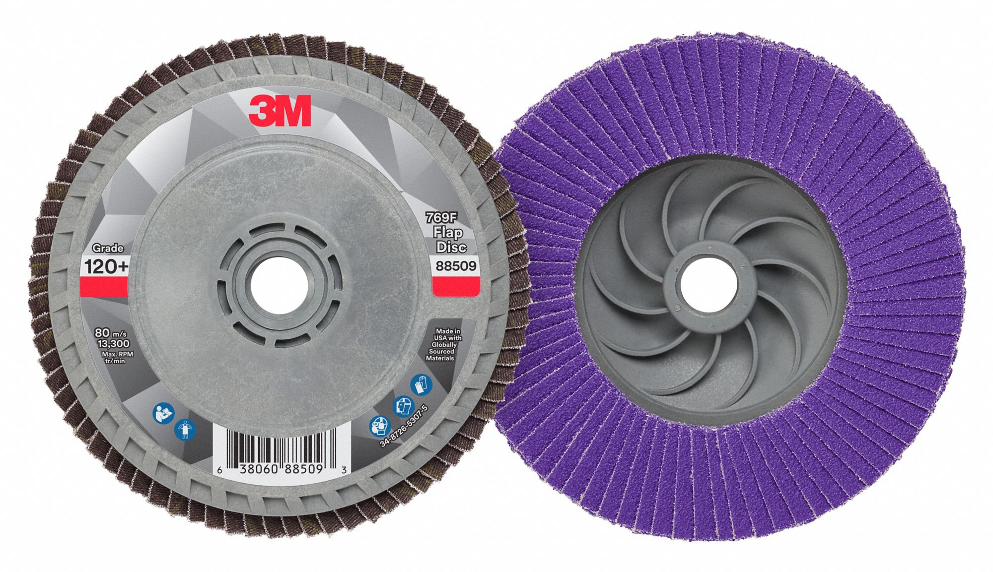 DISQUE LAMELLE,5/8PO-11,ABRSIF DECAP120+