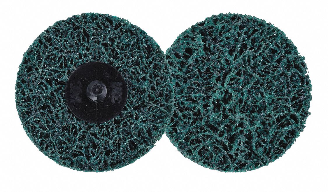 Clean and Strip Disc: TR, 3 in Dia, Aluminum Oxide, Extra Coarse, XC-DR