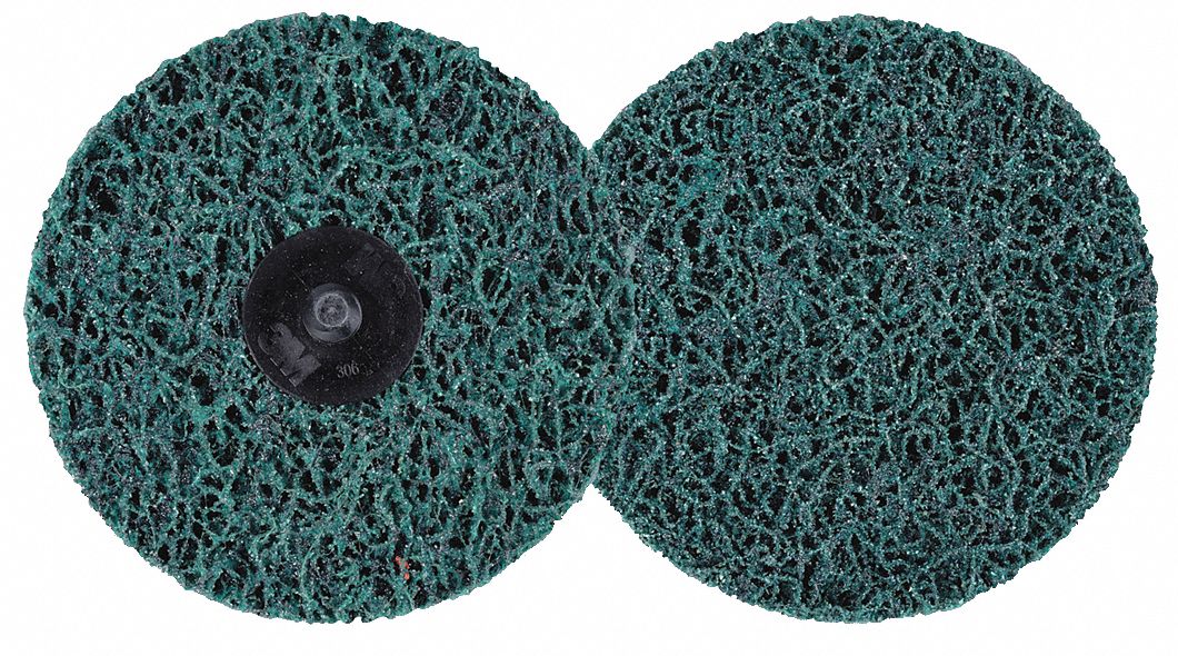 Clean and Strip Disc: TR, 4 in Dia, Aluminum Oxide, Extra Coarse, XC-DR