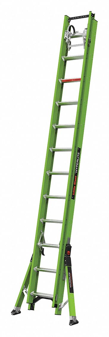 LITTLE GIANT 24 Ft Industry Ladder Size 24 Ft Extended Ladder Ht   498Y90 AS01