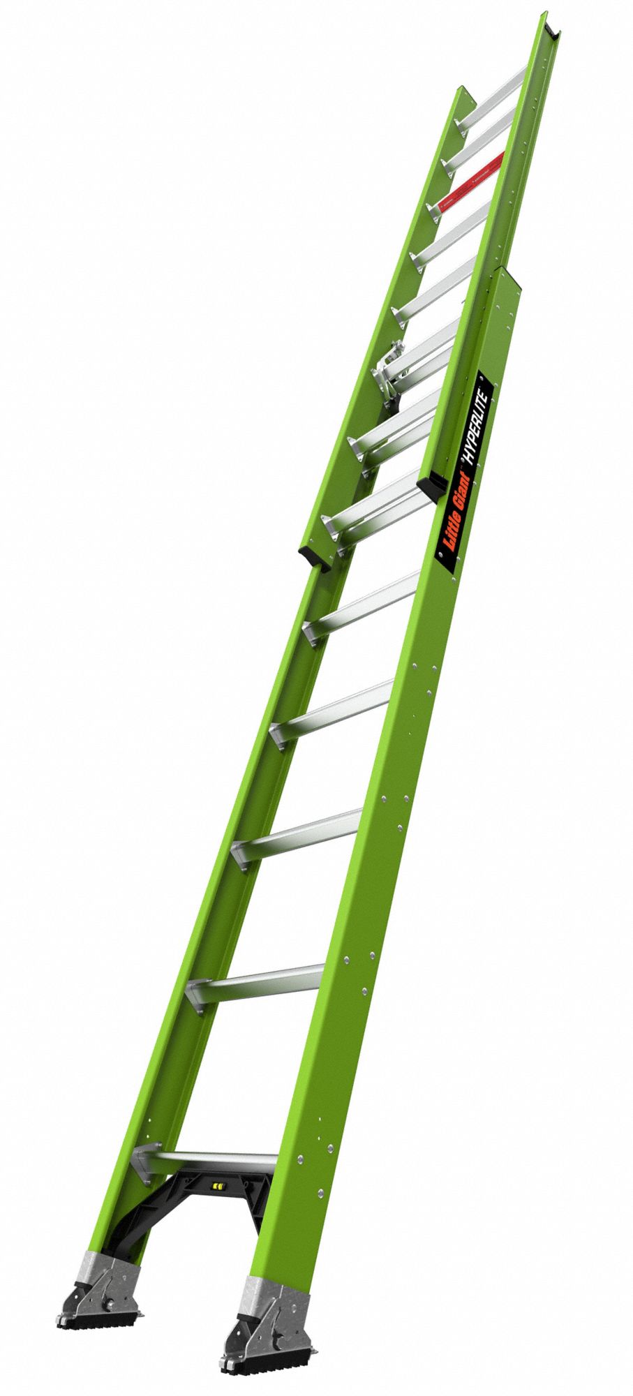 LITTLE GIANT 16 ft Fiberglass Extension Ladder, 300 lb Load Capacity