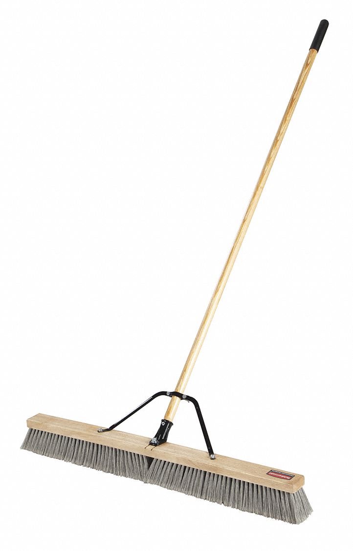 Rubbermaid Commercial FG638300BLUE Warehouse Broom, 12 in Sweep