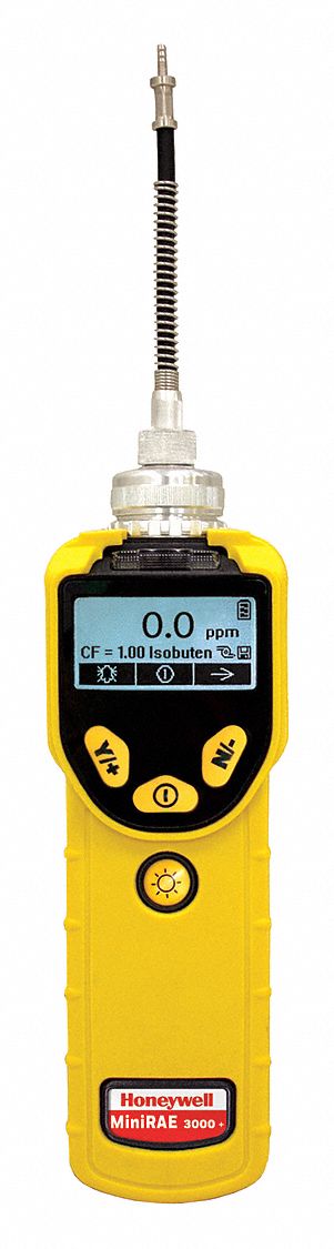 Single Gas Detector,  0 to 15,000 ppm Sensor Range,  Audible, Vibrating, Visual Alarm Type