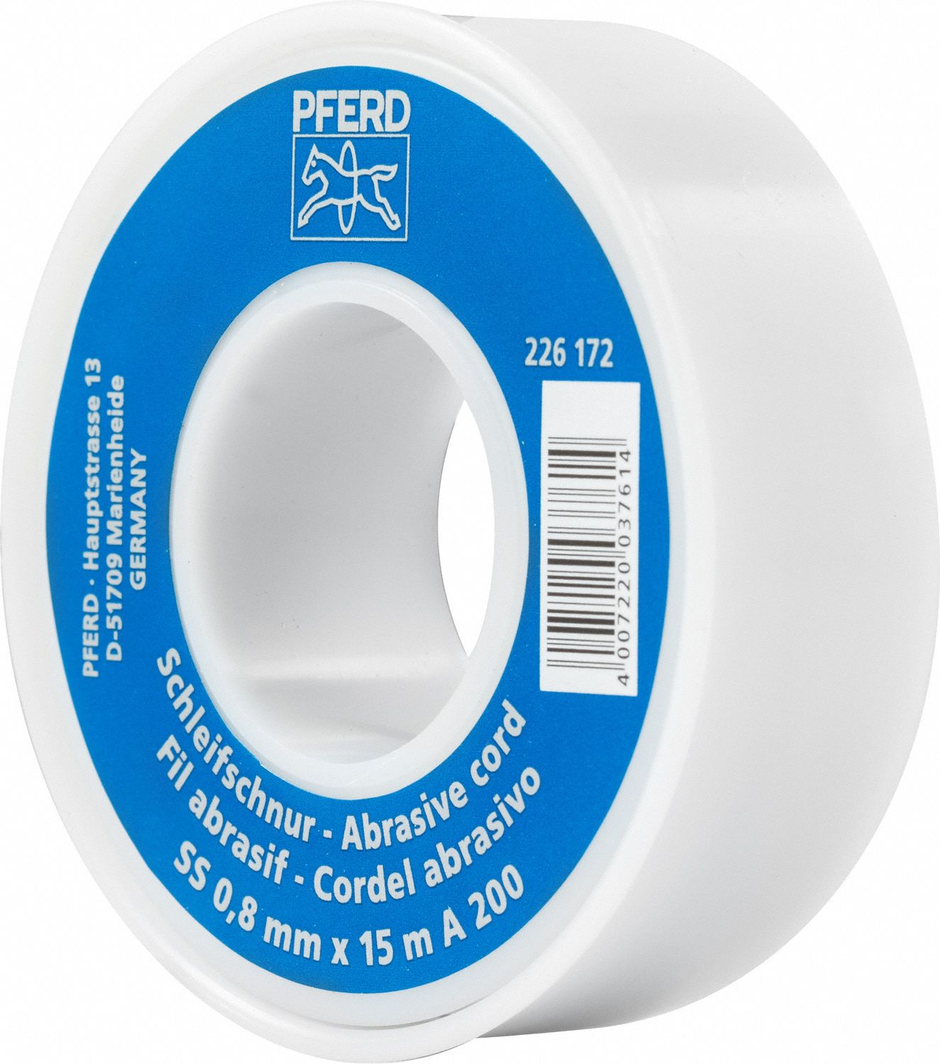 Abrasive Cord 3/100 in Dia 16 yd L Gray