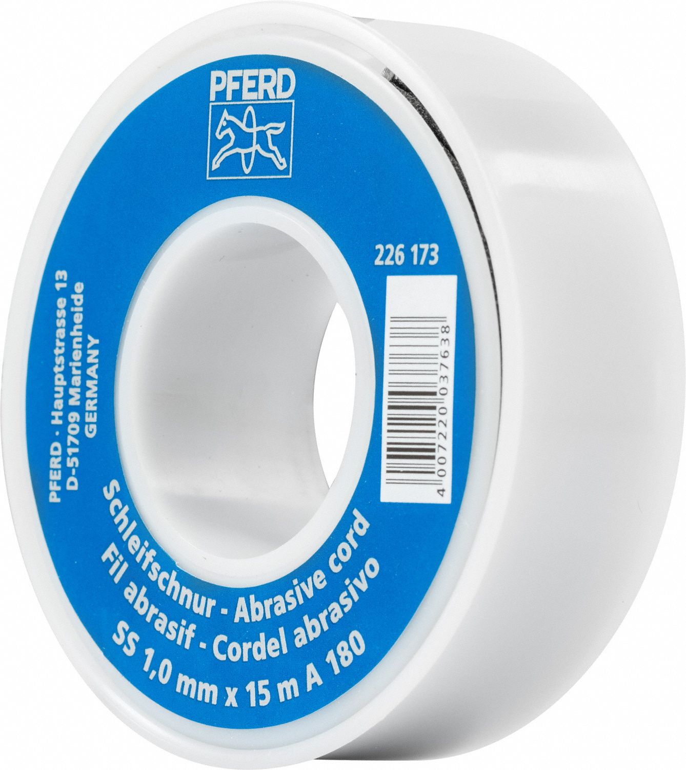 Abrasive Cord 1/25 in Dia 16 yd L Gray