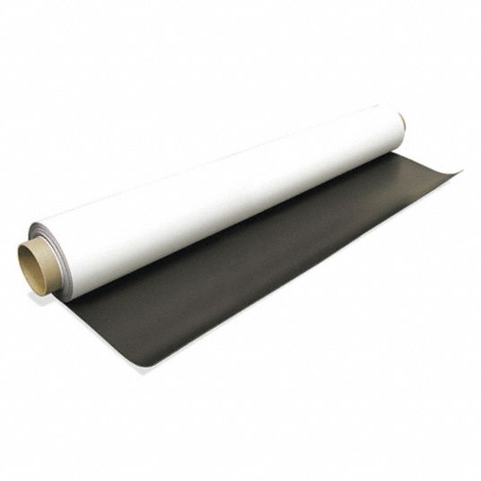 White Vinyl Magnetic Sheeting - By the Foot