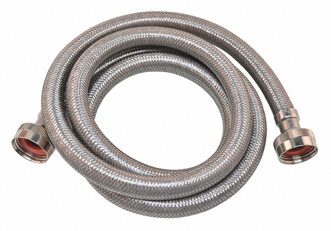 Water Connector Stainless Steel Silver