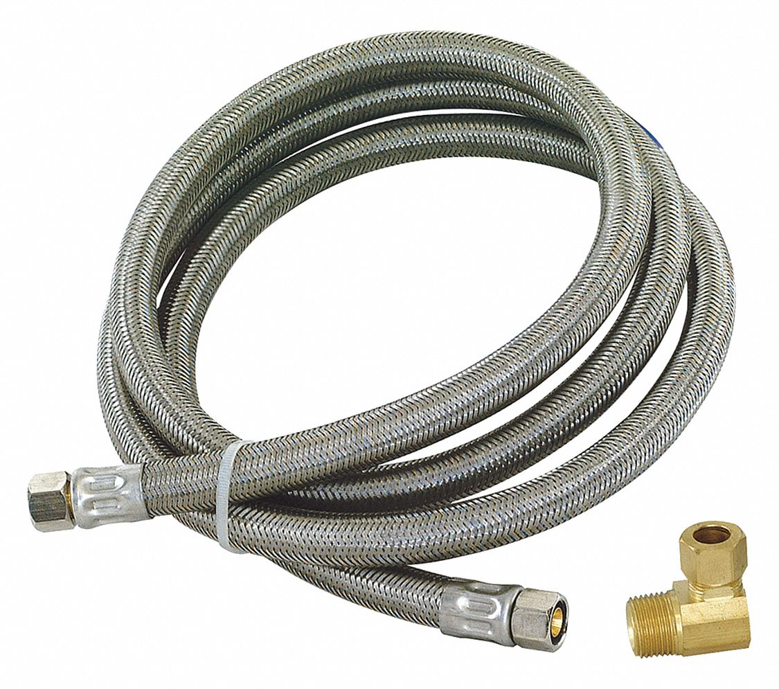 1 4 In Hose Inside Dia 5 Ft Hose Lg Water Connector Kit 499A68   499A68 AS01